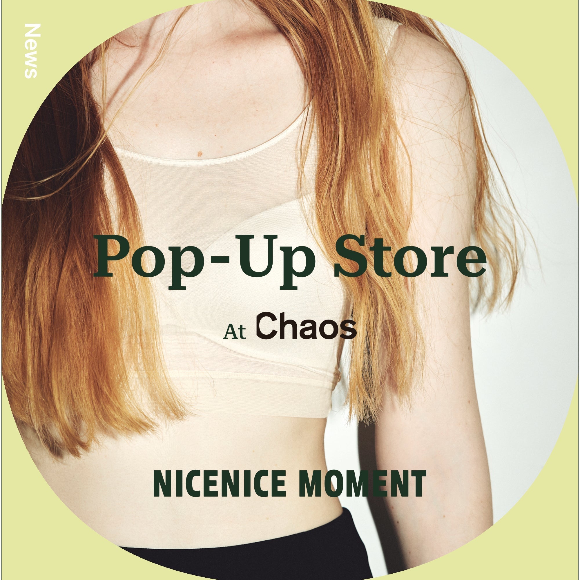 Chaos Pop-Up Store 開催のお知らせ