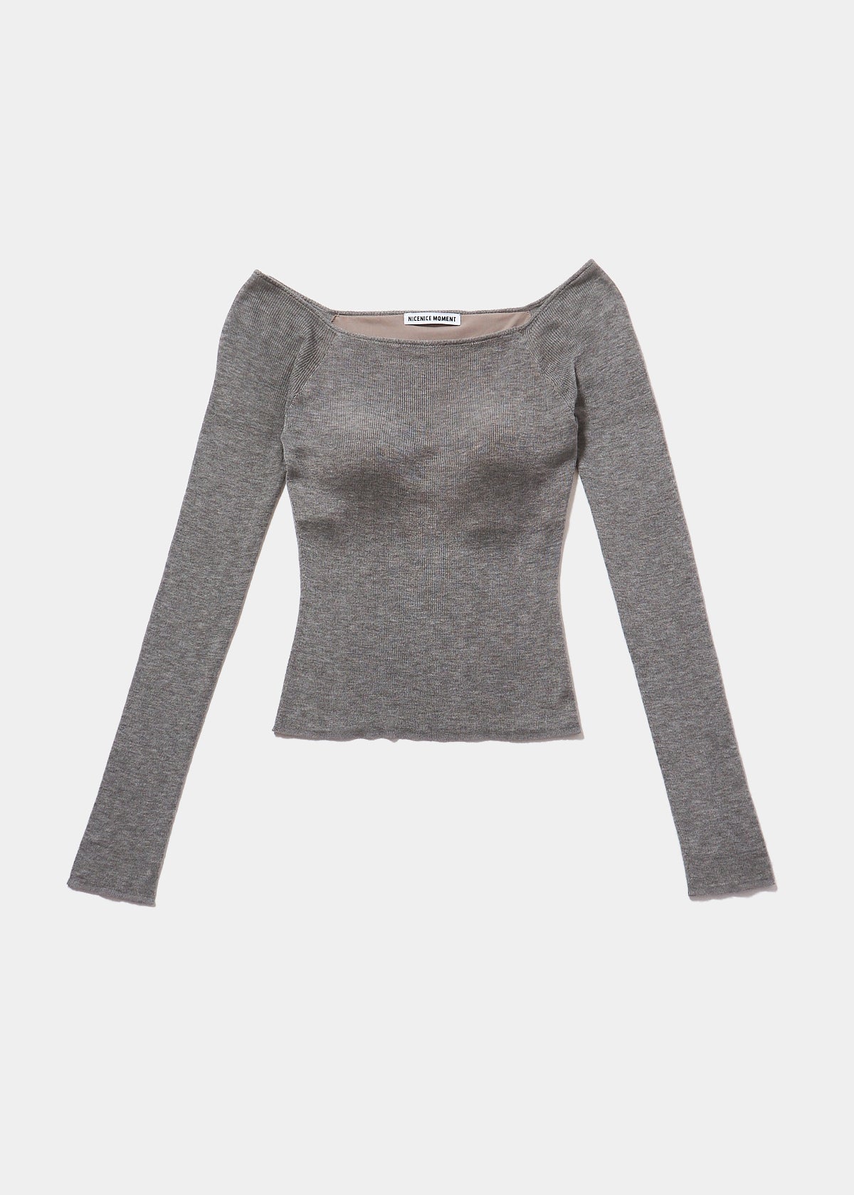 NICENICE MOMENT OPEN SHOULDER ニット NICENICE MOMENT OPEN SHOULDER ニット