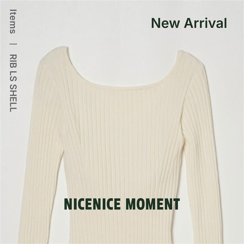 トップス NICENICEMOMENT OPEN SHOULDER SHELL OPEN SHOULDER SHELL – NICENICE MOMENT