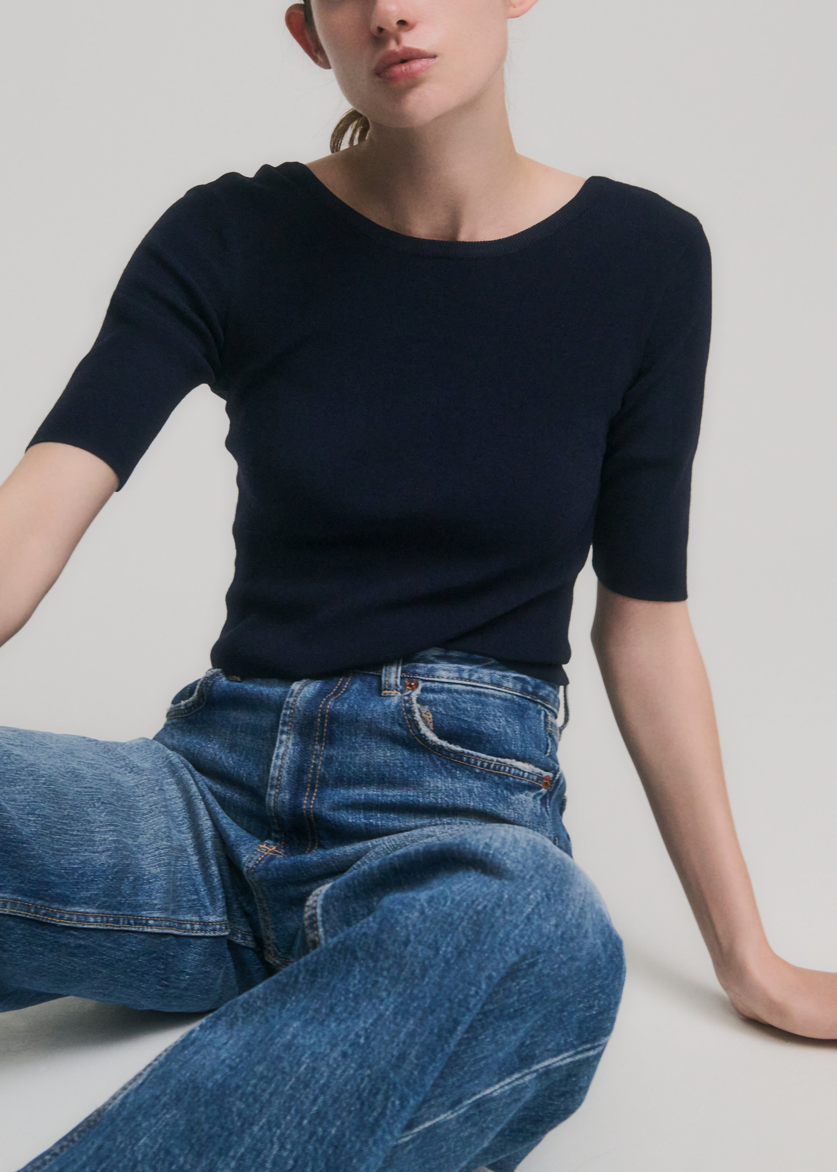 CROPPED COMPACT TEE – NICENICE MOMENT