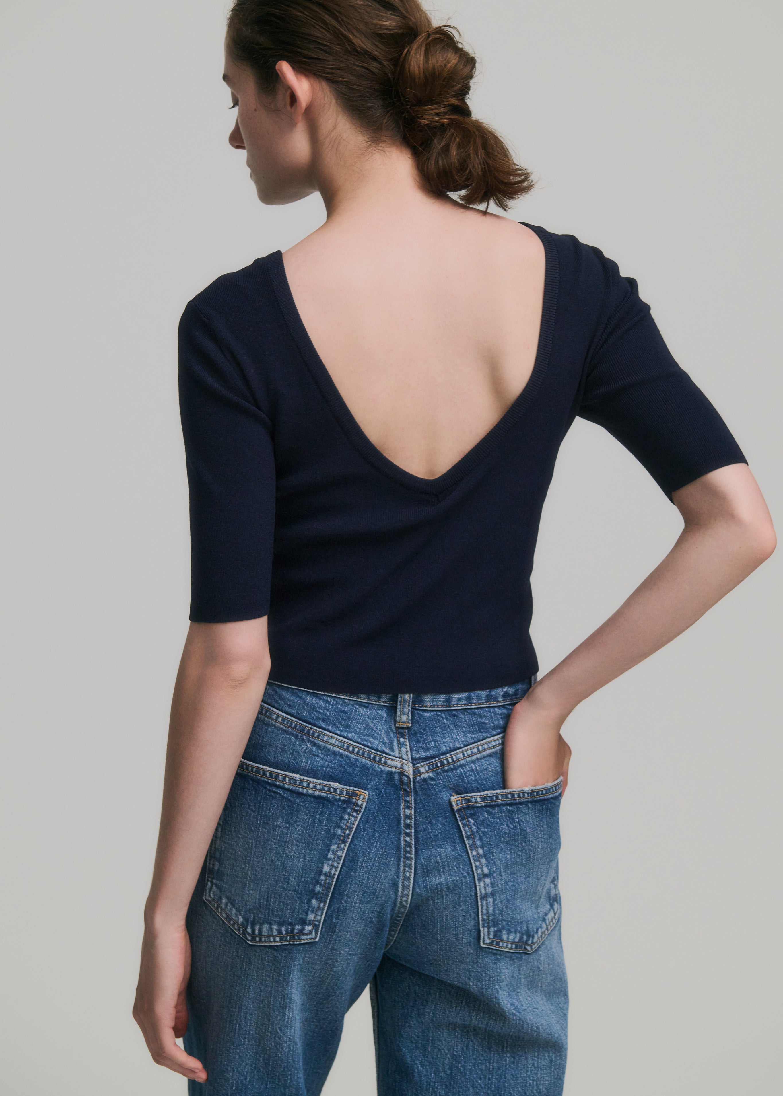 CROPPED COMPACT TEE