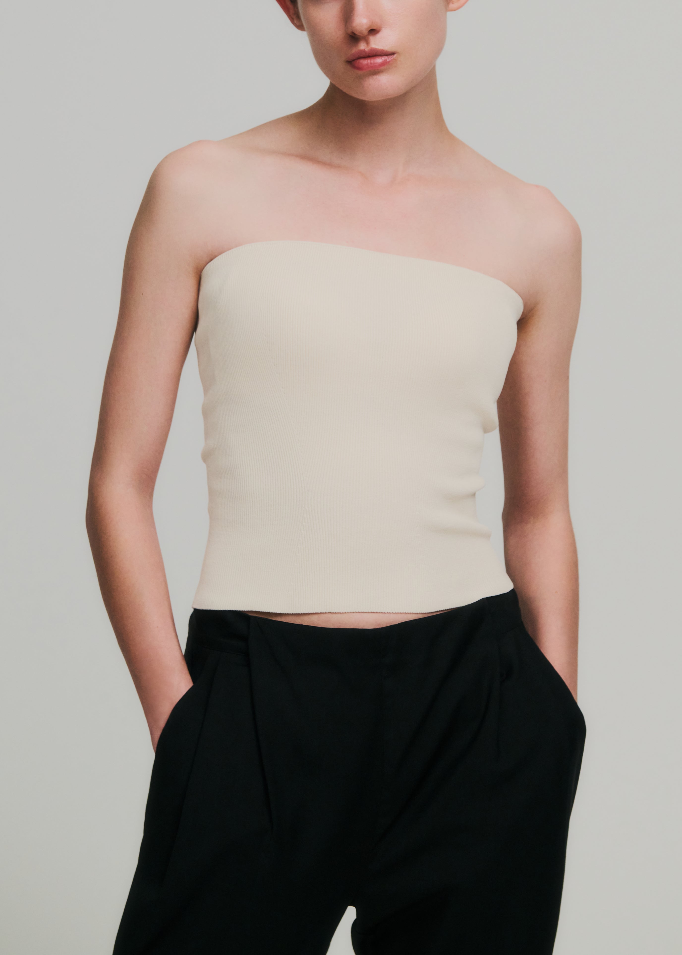 NICENICE MOMENT カップ付きリブニット 新品 Knitbra（Bra Top） – NICENICE MOMENT