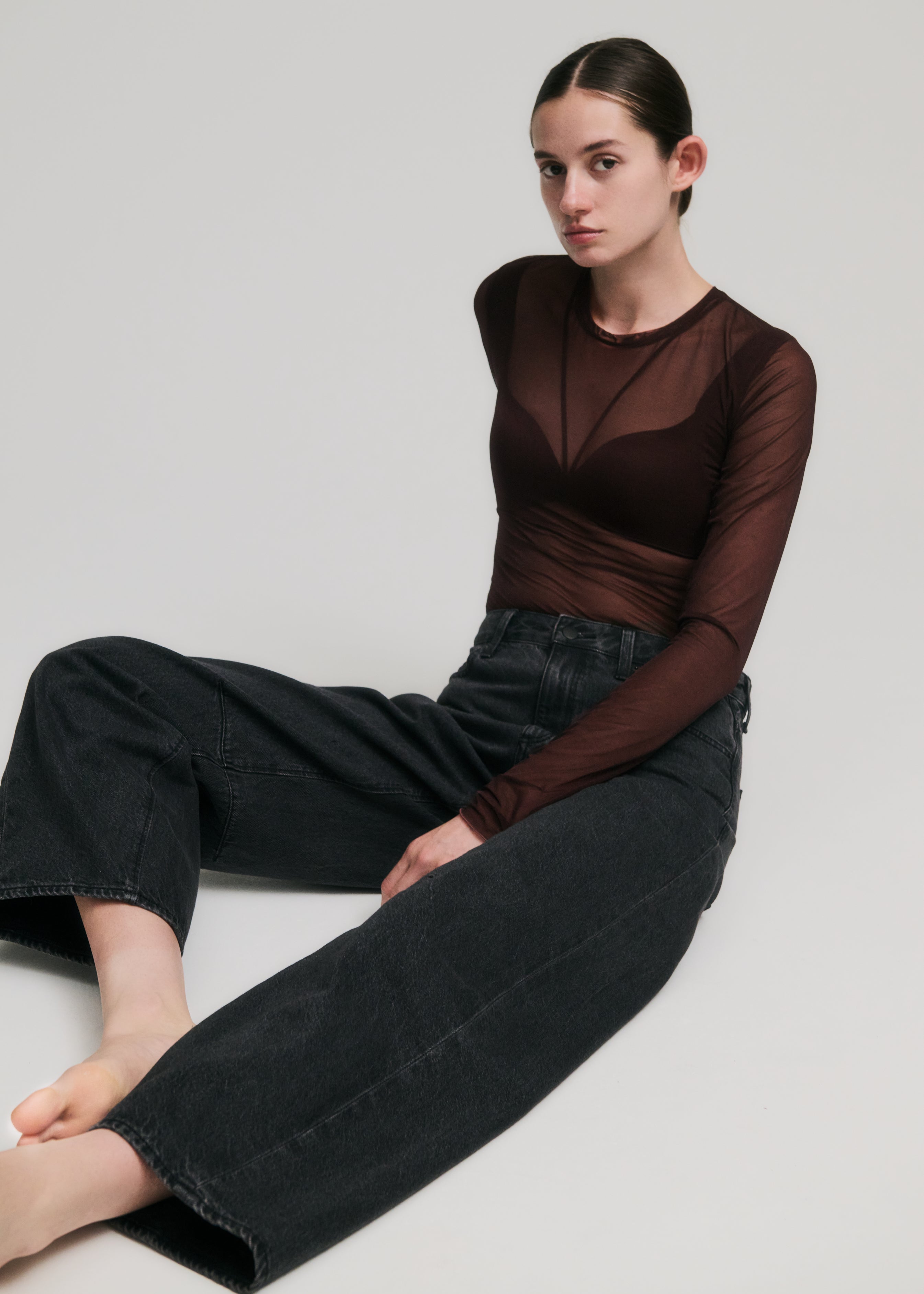 NICENICE MOMENT OPEN SHOULDER SHELL 黒 S NICENICE MOMENT(ナイスナイス モーメント)/OPEN SHOULDER SHELL