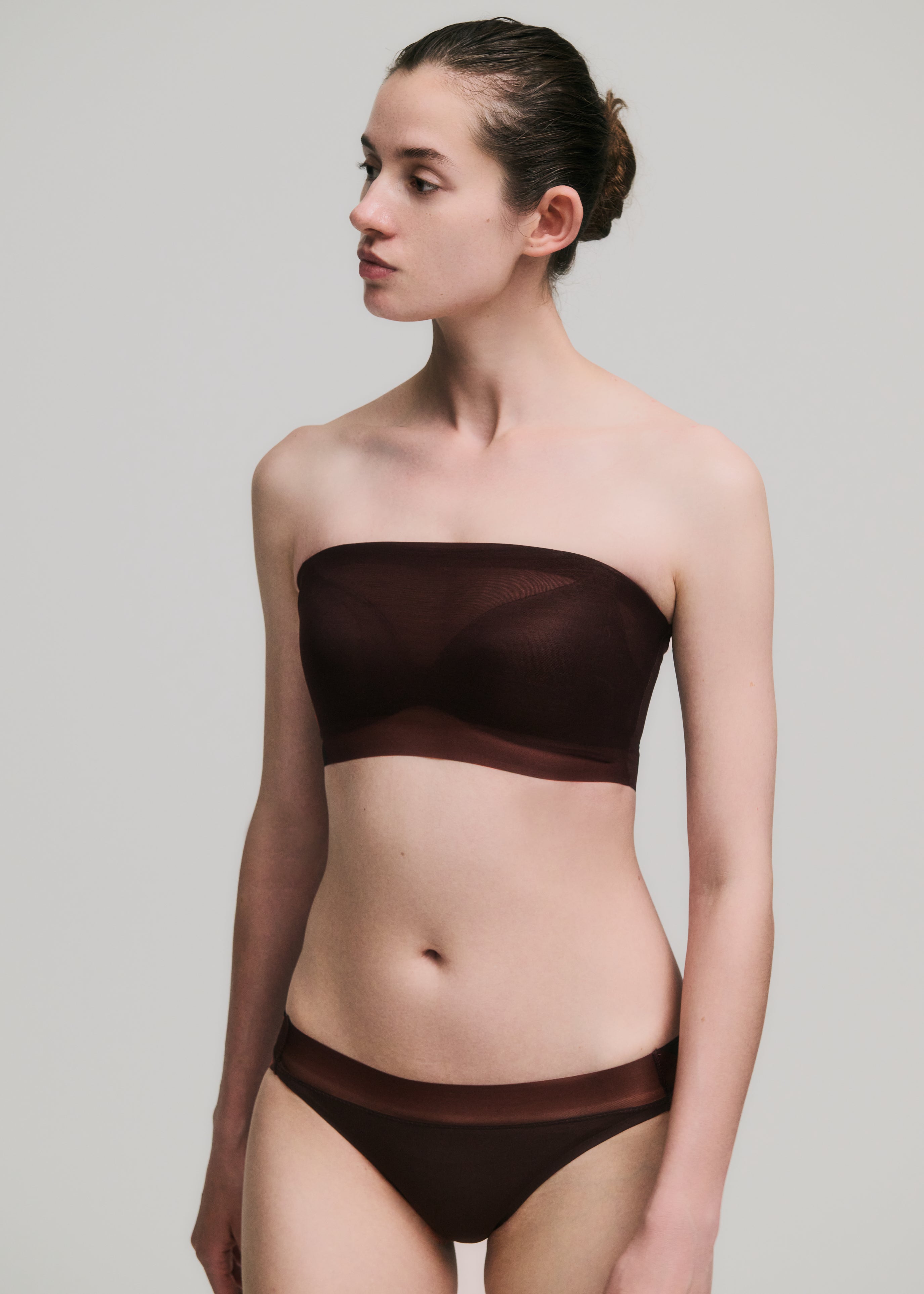 チューブトップ ベアトップ 「NICENICE MOMENT/ナイスナイス モーメント」MESH TUBE TOP/メッシュチューブトップ NICENICE MOMENT ナイスナイスモーメント “MESH TUBE TOP” メッシ