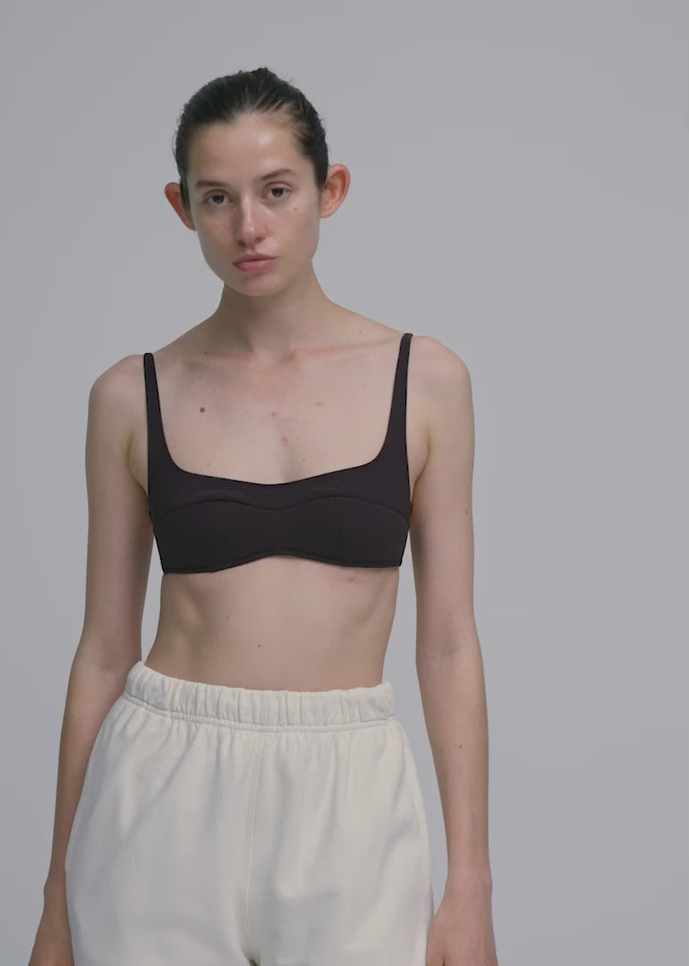 LOW-CUT BRA
